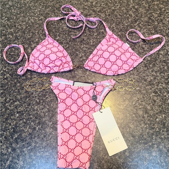 Gucci Pink Bikini Set - Picture 2 of 6